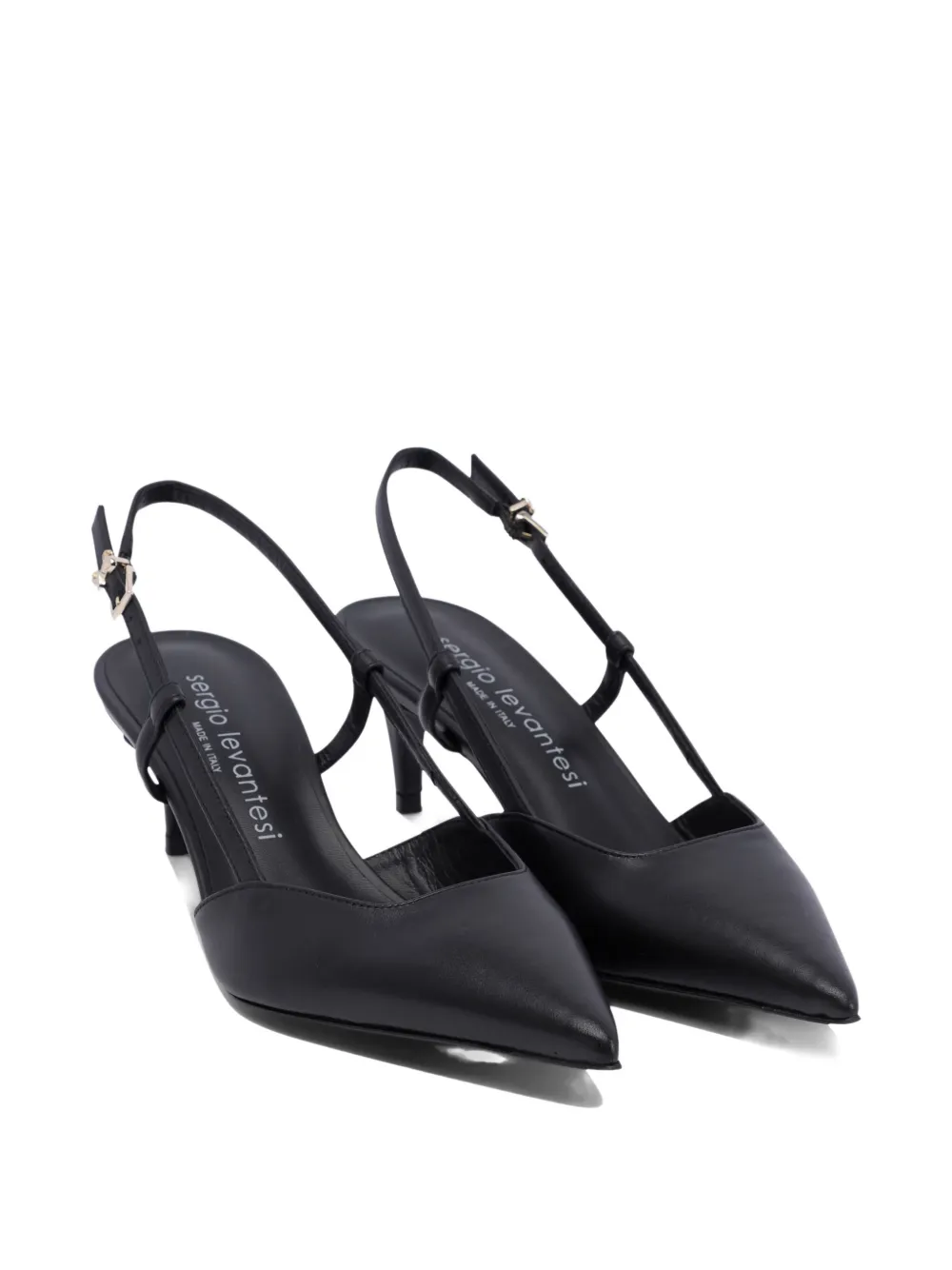 Sergio Levantesi slingback pointed-toe pumps Black