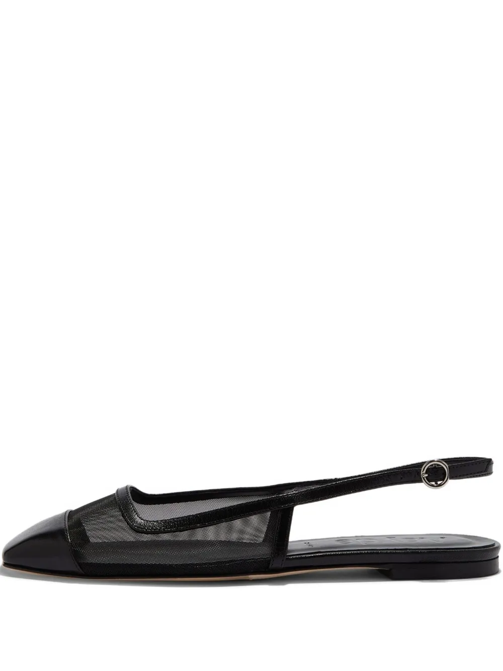 Aeyde Geraldine mesh-panel slingback ballet flats | Black | Image 1