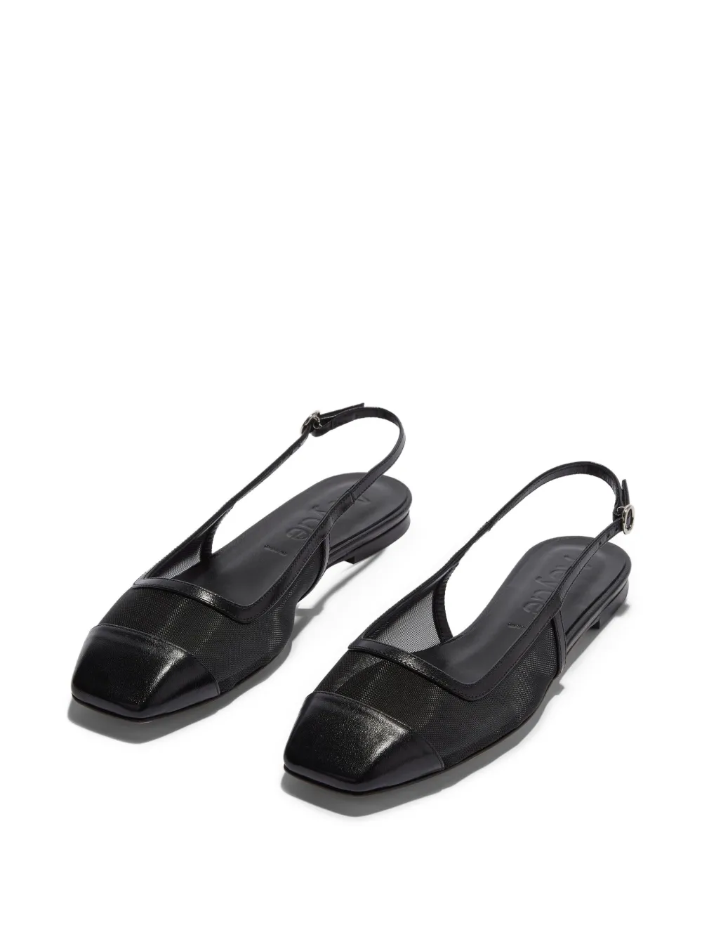 Aeyde Geraldine mesh-panel slingback ballet flats | Image 2
