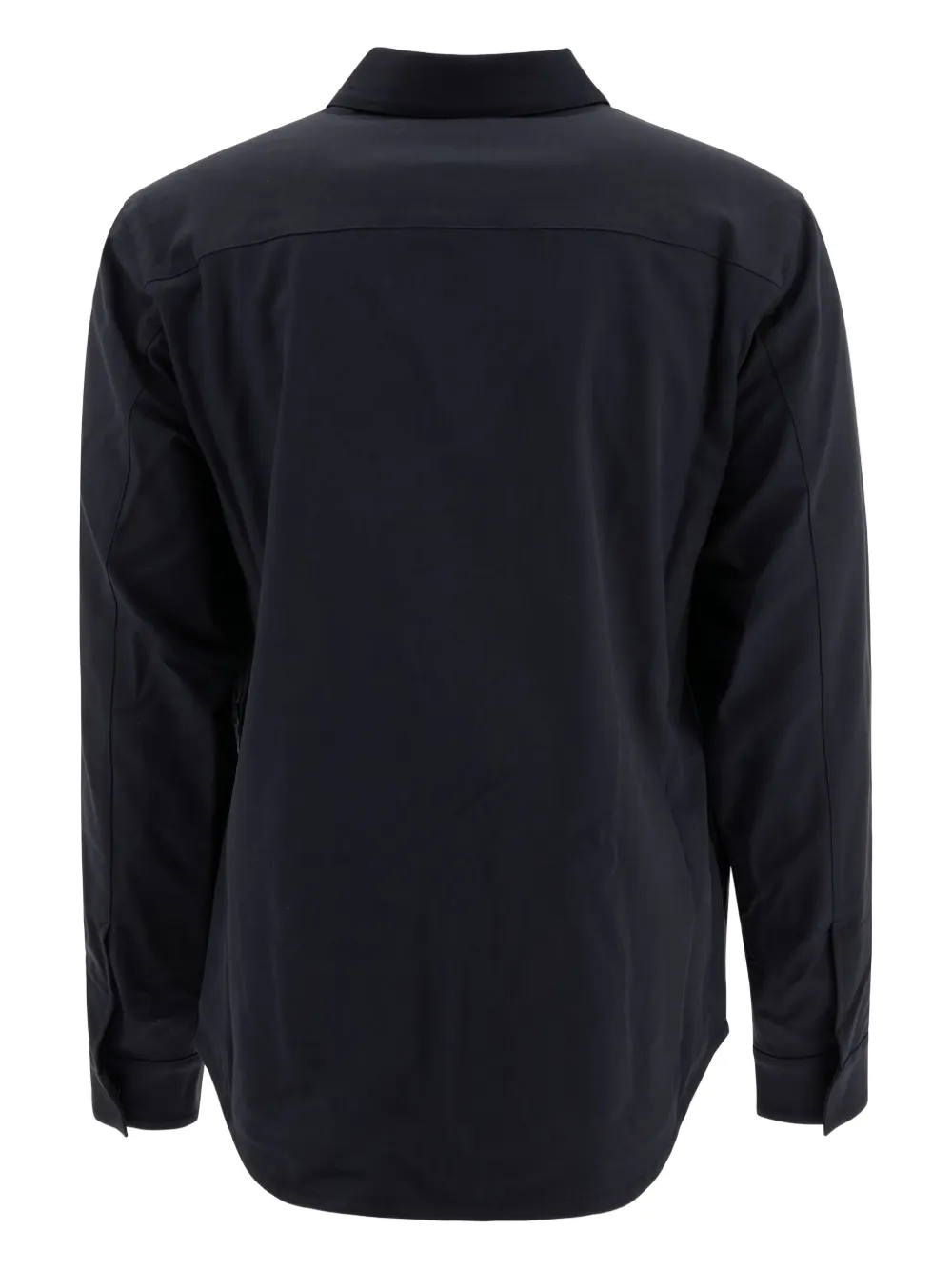 GR10K flap-pocket snap-button shirt - Zwart