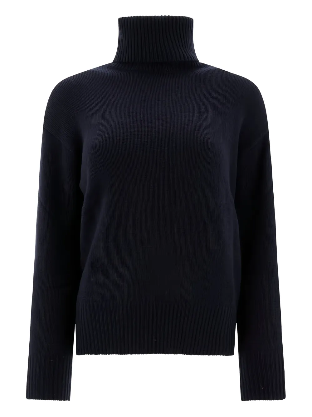 Ines De La Fressange ribbed turtleneck sweater | Blue | Image 1