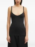 OUR LEGACY ribbed-knit scoop-neck top - Black