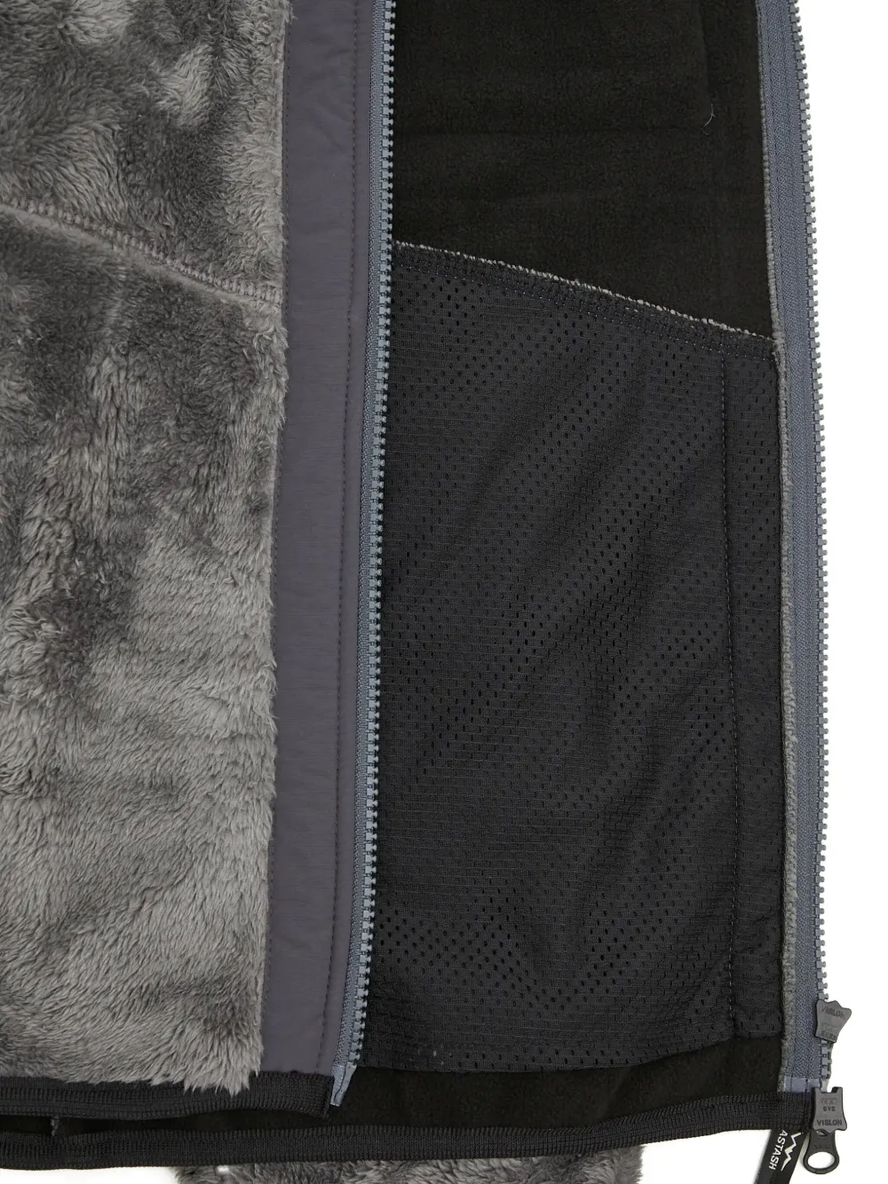 MANASTASH Fleece jack Grijs