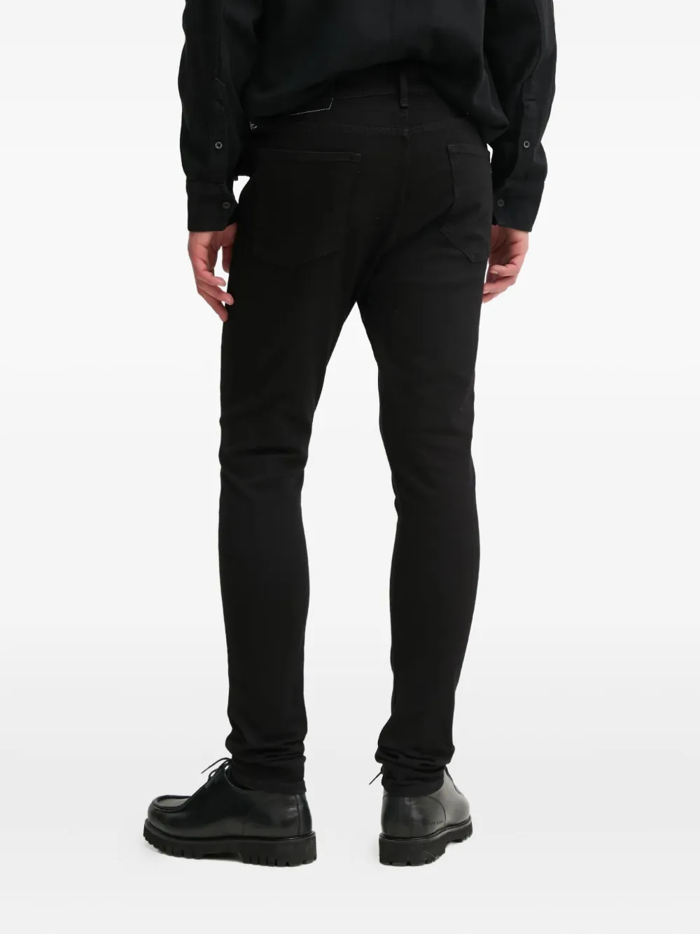 rag & bone Jeans met geborduurd logo Zwart