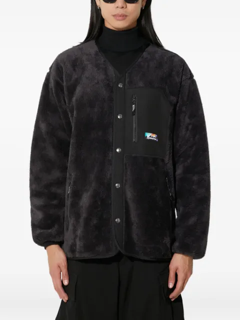 MANASTASH fleece button-fastening jacket