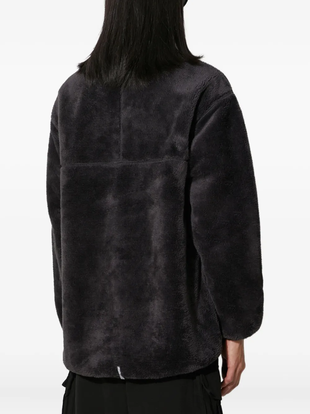 Manastash Fleece Button-fastening Jacket In Black