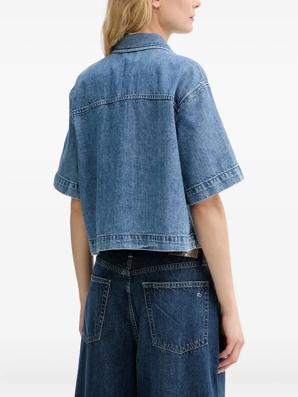 Rag & bone Spijkershirt met knoopsluiting - Blauw