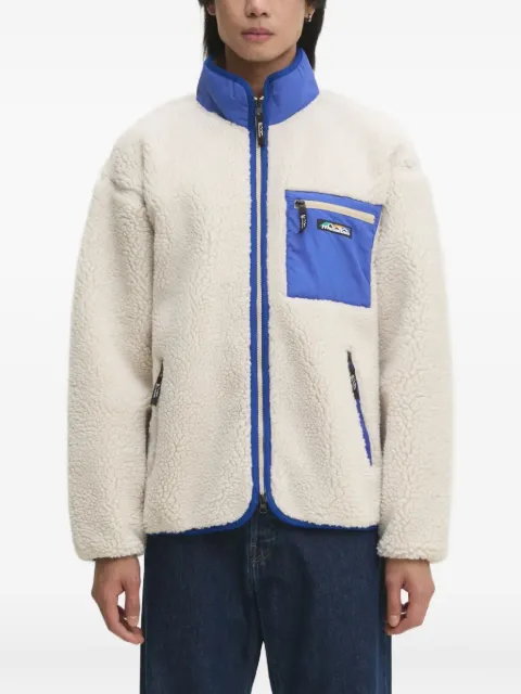 MANASTASH fleece panelled jacket