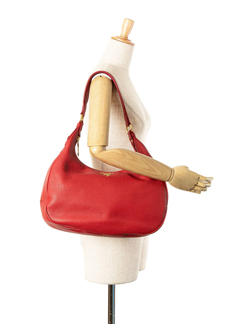 Prada Pre-Owned bolsa hobo Vitello Daino con cierre en la parte superior 2000-2024 | Estilos de archivo | Image 2