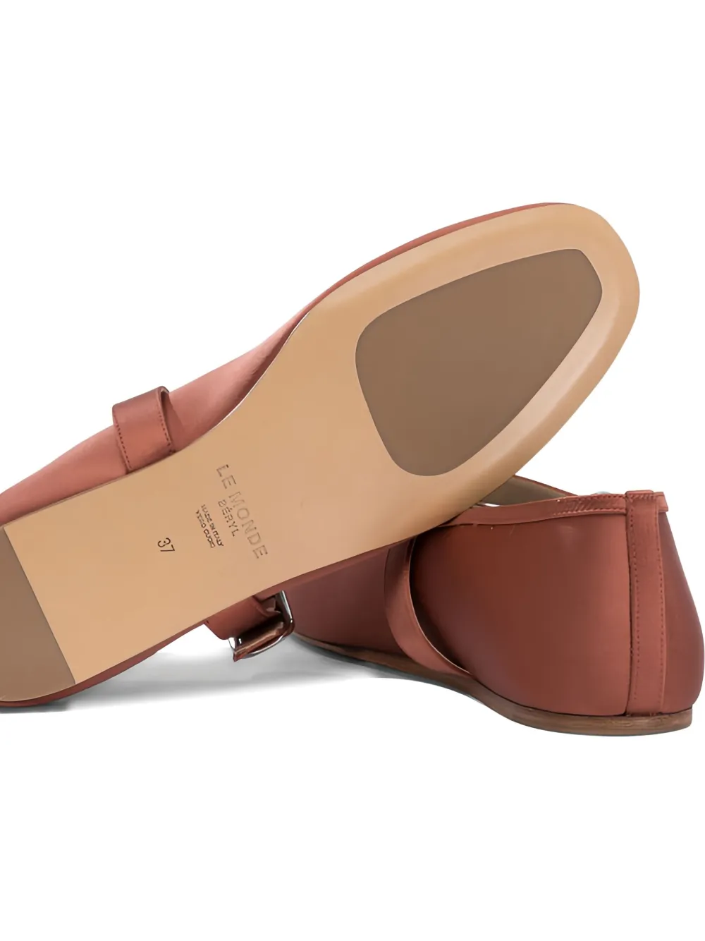 Le Monde Beryl Silk Buckle Flats