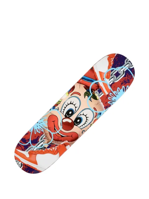 Call Me 917 clown-graphic skateboard