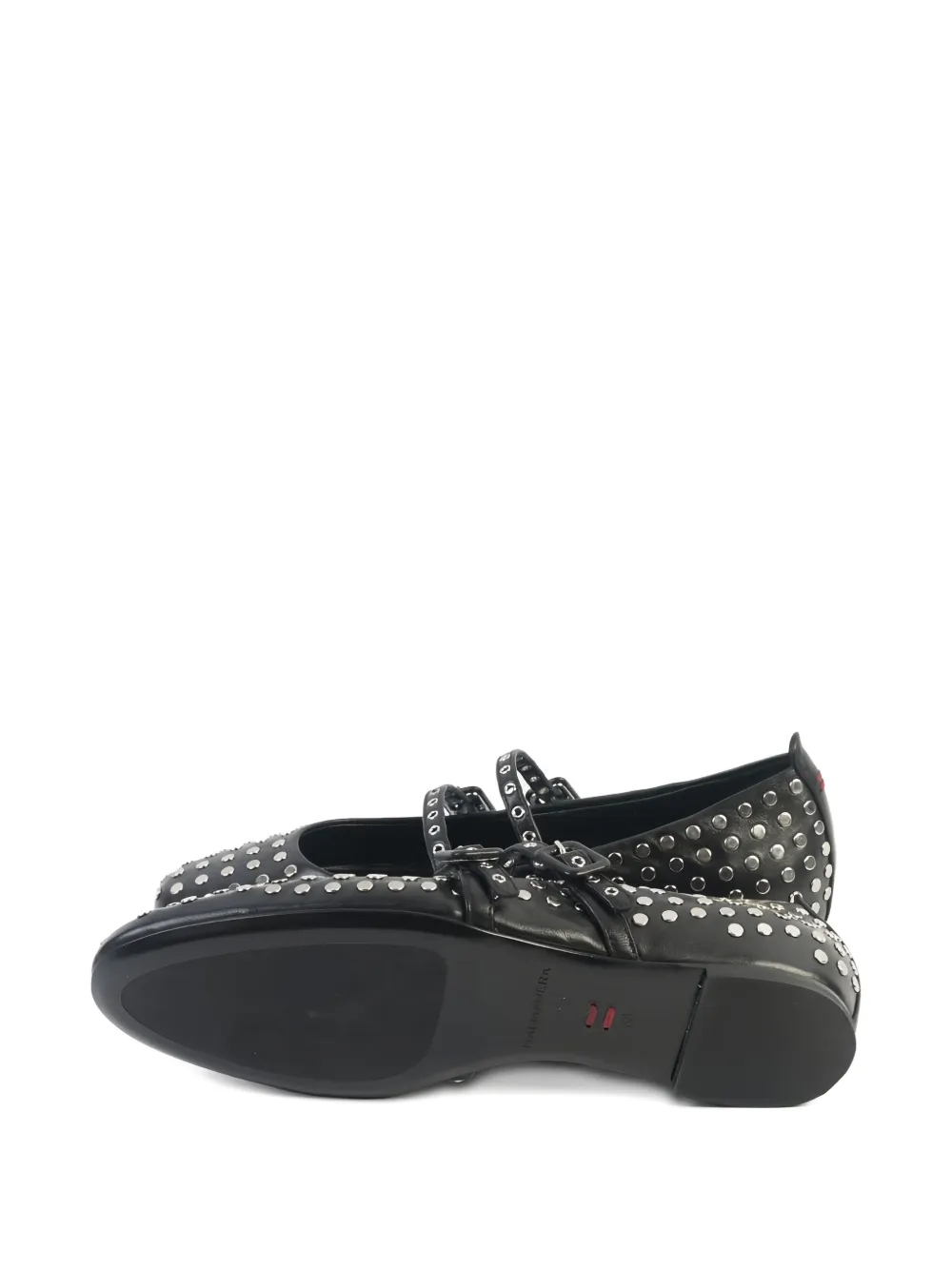 Halmanera Stud-embellish Buckle-straps Ballet Flats