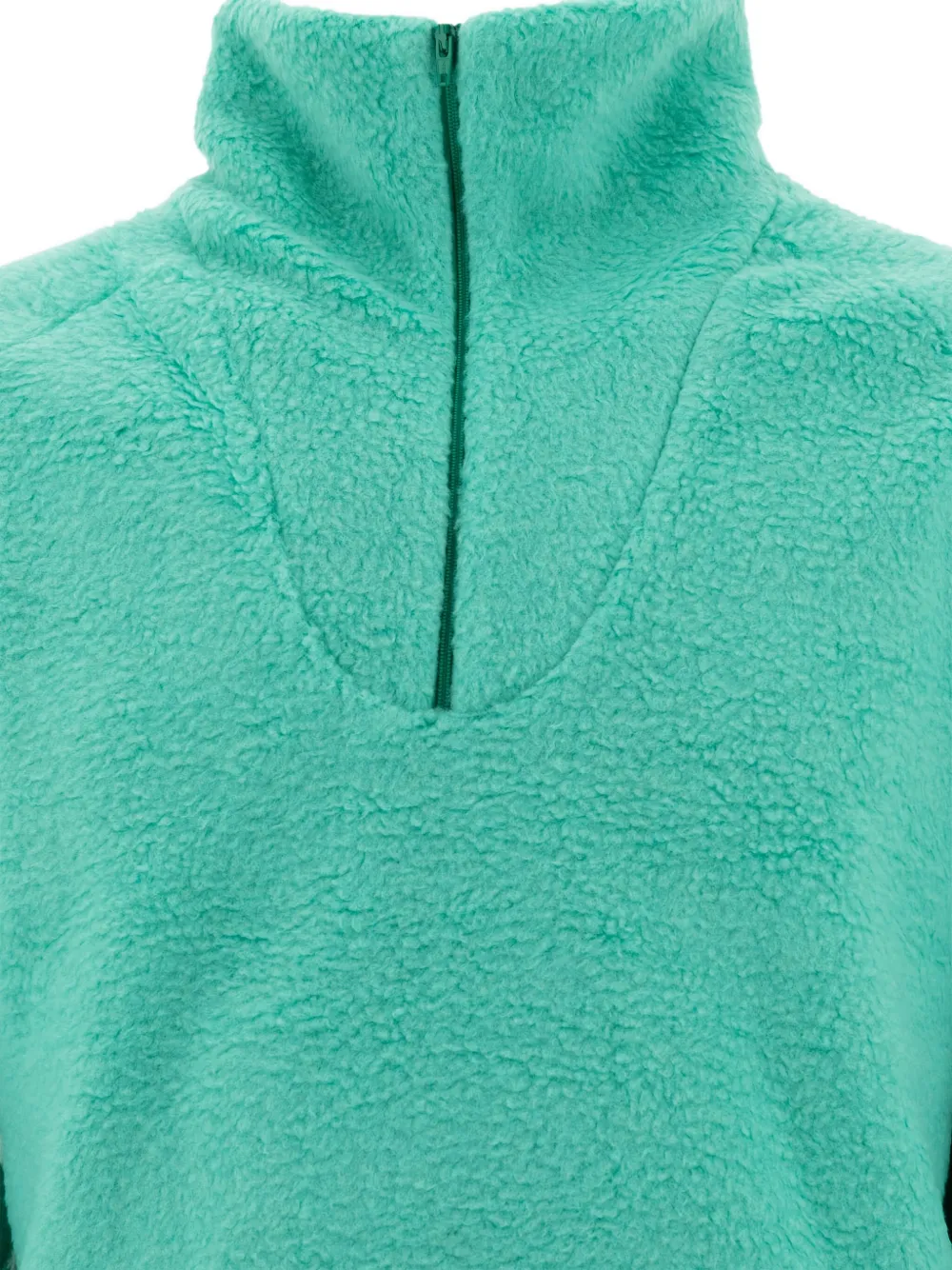 BEAMS PLUS Fleece trui met hoge hals Groen