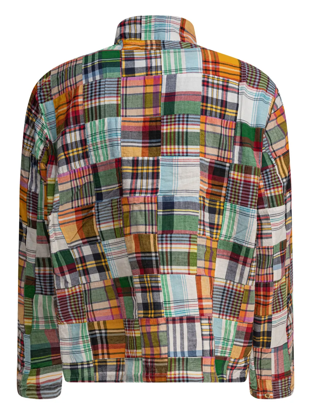 BEAMS PLUS Shirtjack met patchwork Veelkleurig