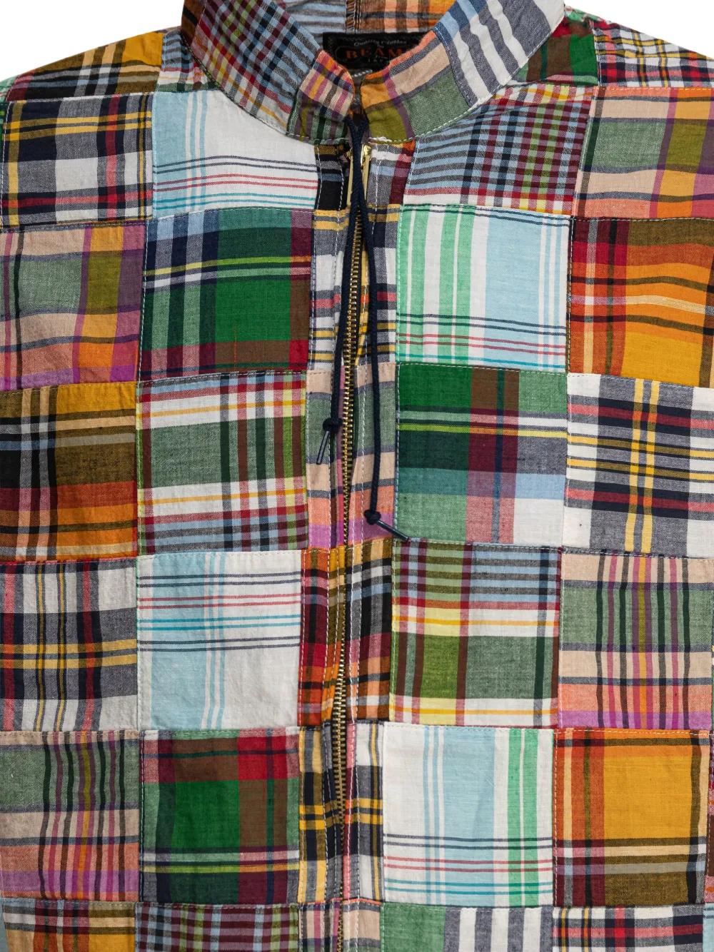 BEAMS PLUS Shirtjack met patchwork Veelkleurig