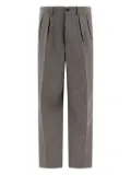 Kaptain Sunshine pleated-front wool trousers - Grey