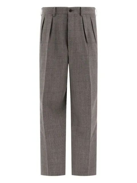 Kaptain Sunshine pleated-front wool trousers