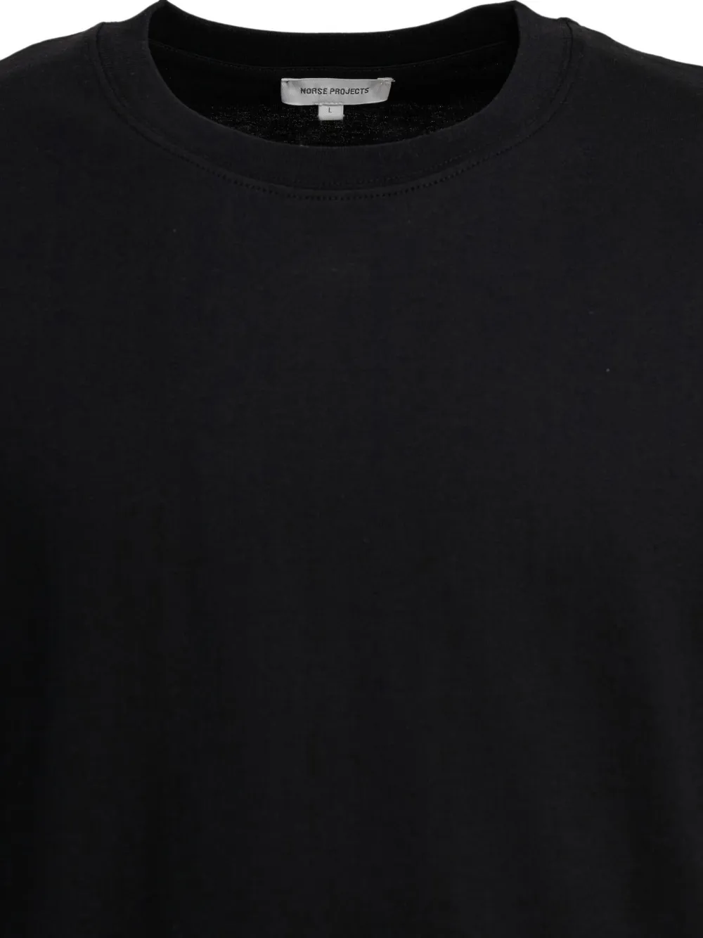 Norse Projects cotton crew-neck T-shirt Zwart