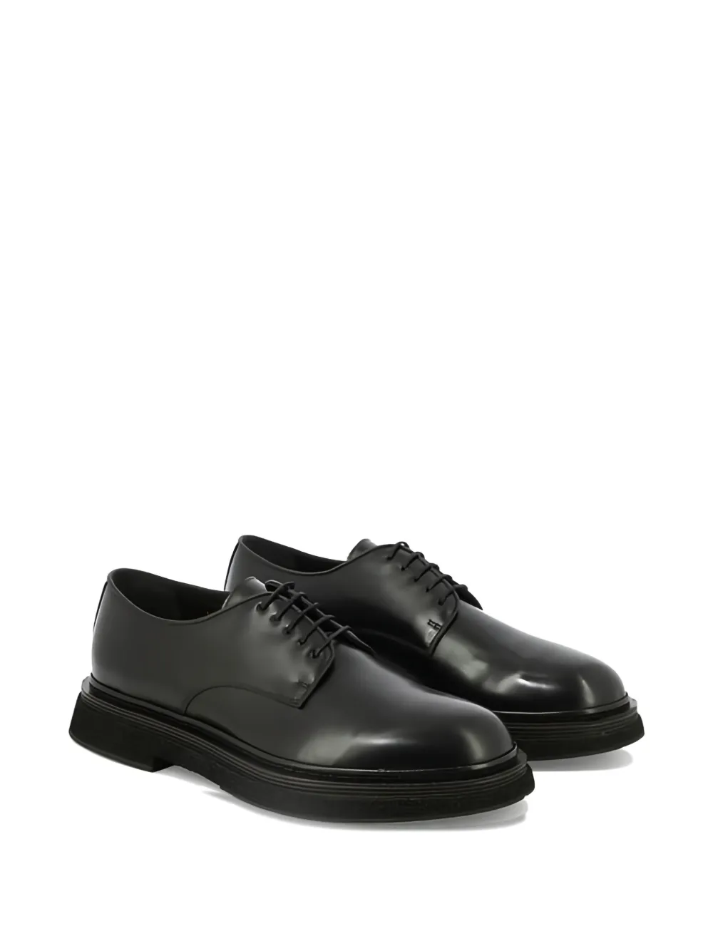sturlini firenze leather lace-up shoes Black