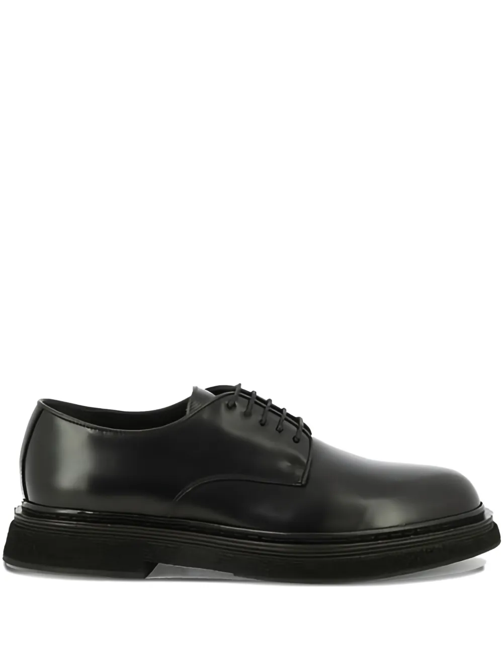 Sturlini firenze leather lace-up shoes Black
