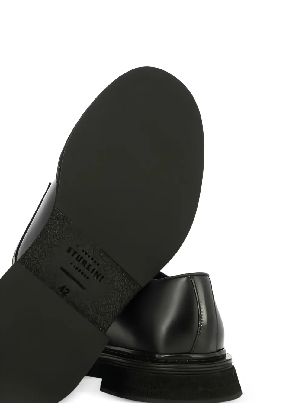 sturlini firenze leather lace-up shoes Black