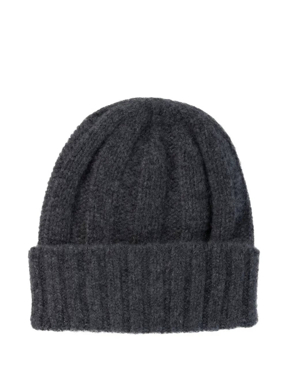 BEAMS PLUS ribbed cashmere beanie - Grijs
