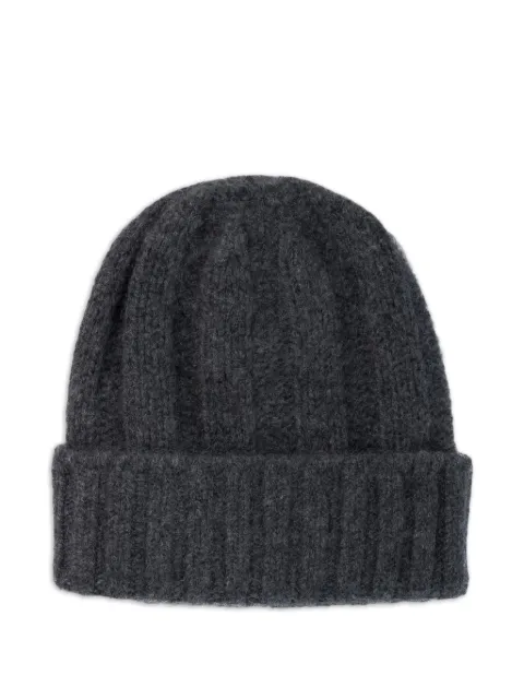 BEAMS PLUS ribbed cashmere beanie