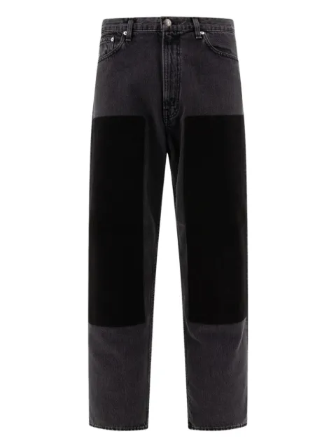 Orslow panelled cotton jeans