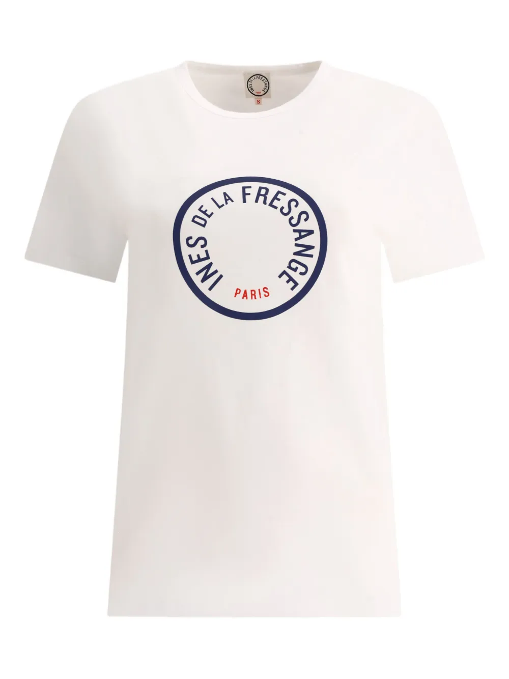 Ines De La Fressange logo-print T-shirt | White | Image 1