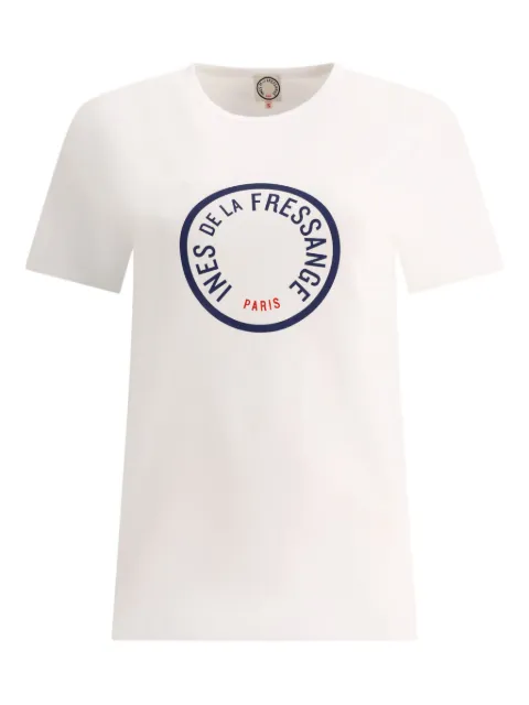 Ines De La Fressange logo-print T-shirt