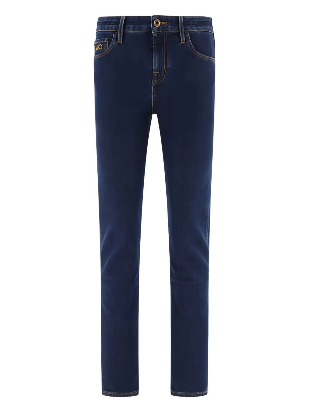 Jacob Cohën logo-embroidered five-pocket jeans | Blue | Image 1