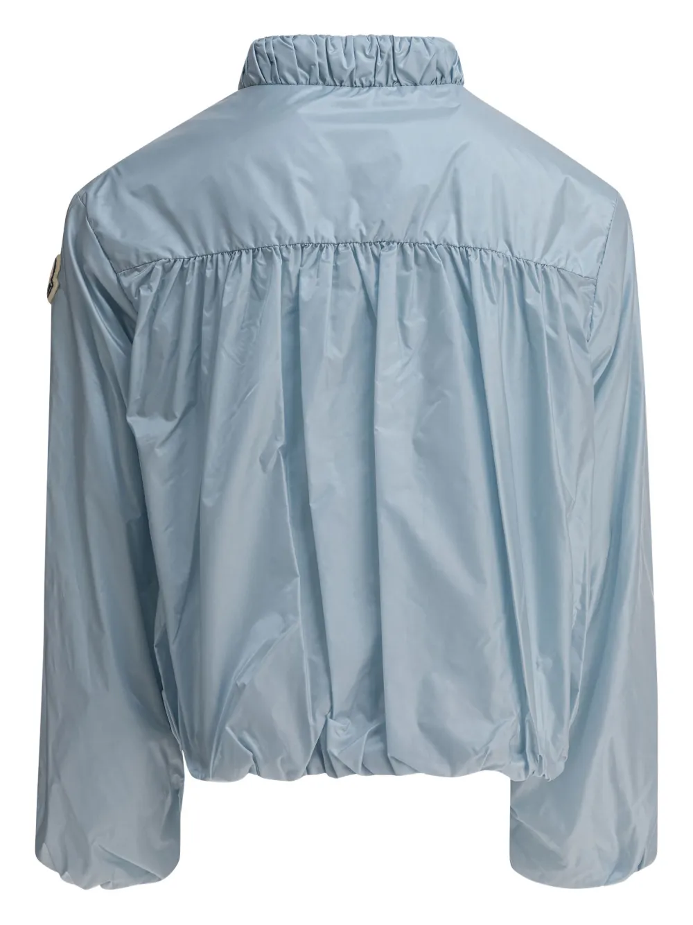 Moncler Enfant puffed-sleeve zip-front jacket LIGHT BLUE