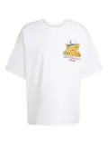 adidas Wabash leopard-graphic T-shirt - White