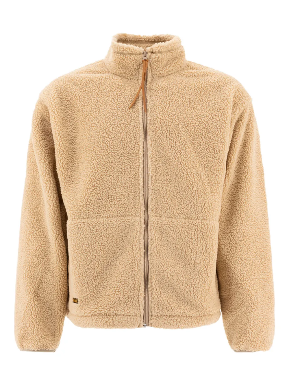 Orslow fleece zip-up jacket | Brown | Image 1