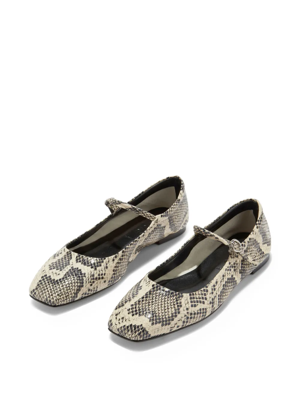 Aeyde Uma snakeskin-effect ballet flats | Image 2