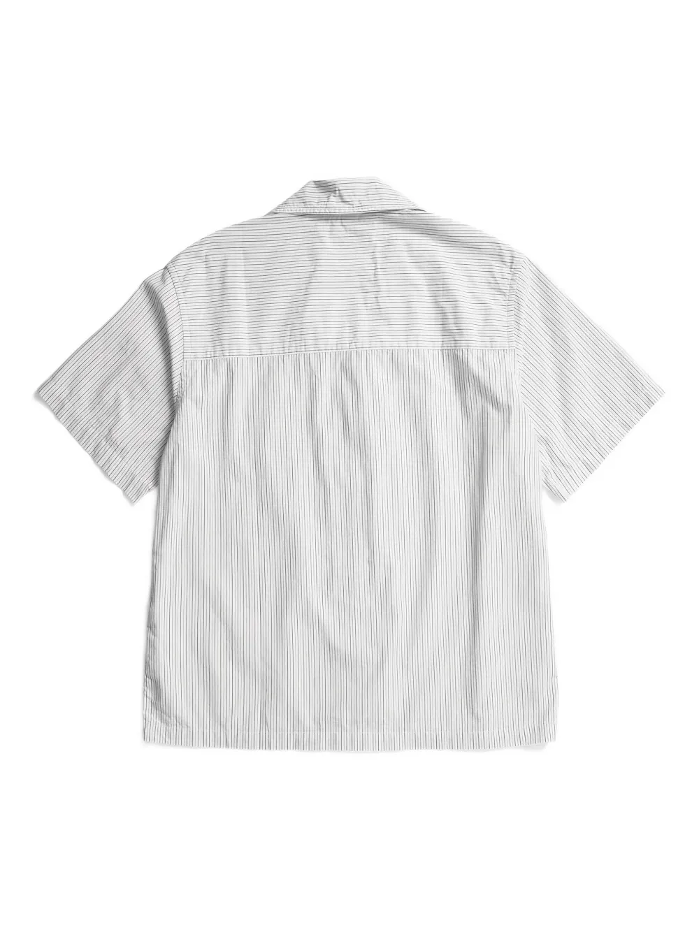 Norse Projects Gestreepte overhemd Wit