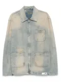 Golden Goose zip-up denim jacket - Blue