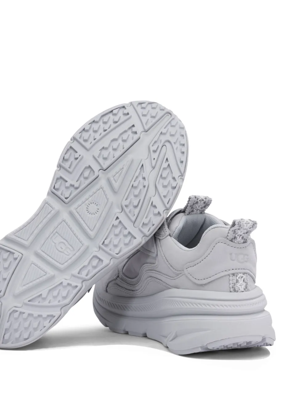 Ugg Ca1 Leather Platform Sneakers In White