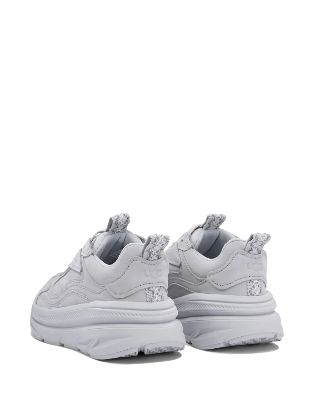 Ugg Ca1 Leather Platform Sneakers In White