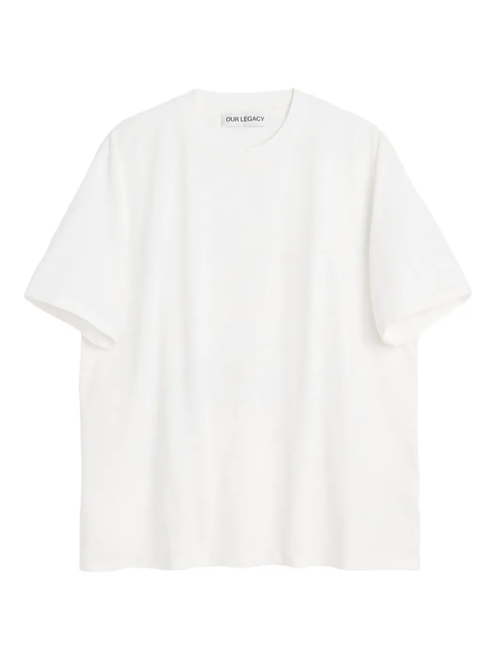 OUR LEGACY T-shirt met Sea View-print Wit