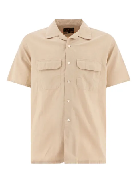 BEAMS PLUS open-collar pocket shirt