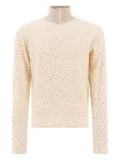 KAPITAL floral-pattern half-zip sweater - Pink