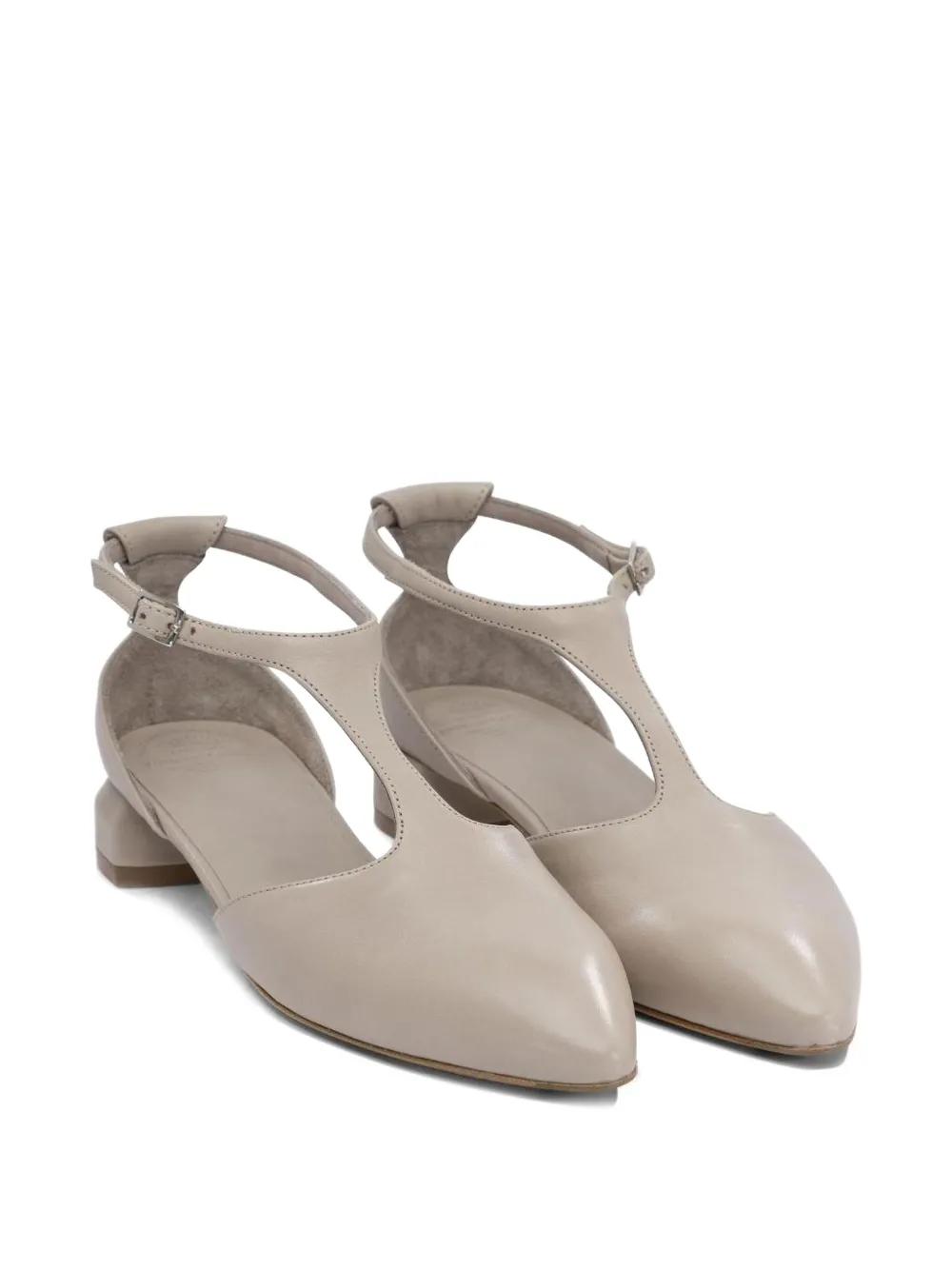 Officine Creative t-bar block-heel pumps Neutrals