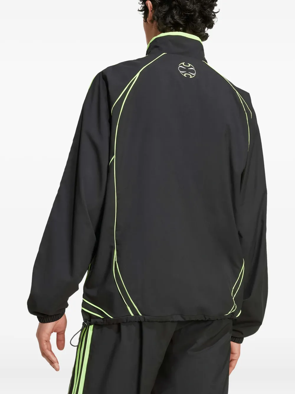 adidas Adicolor Teamgeist sweater met gestreept detail Zwart
