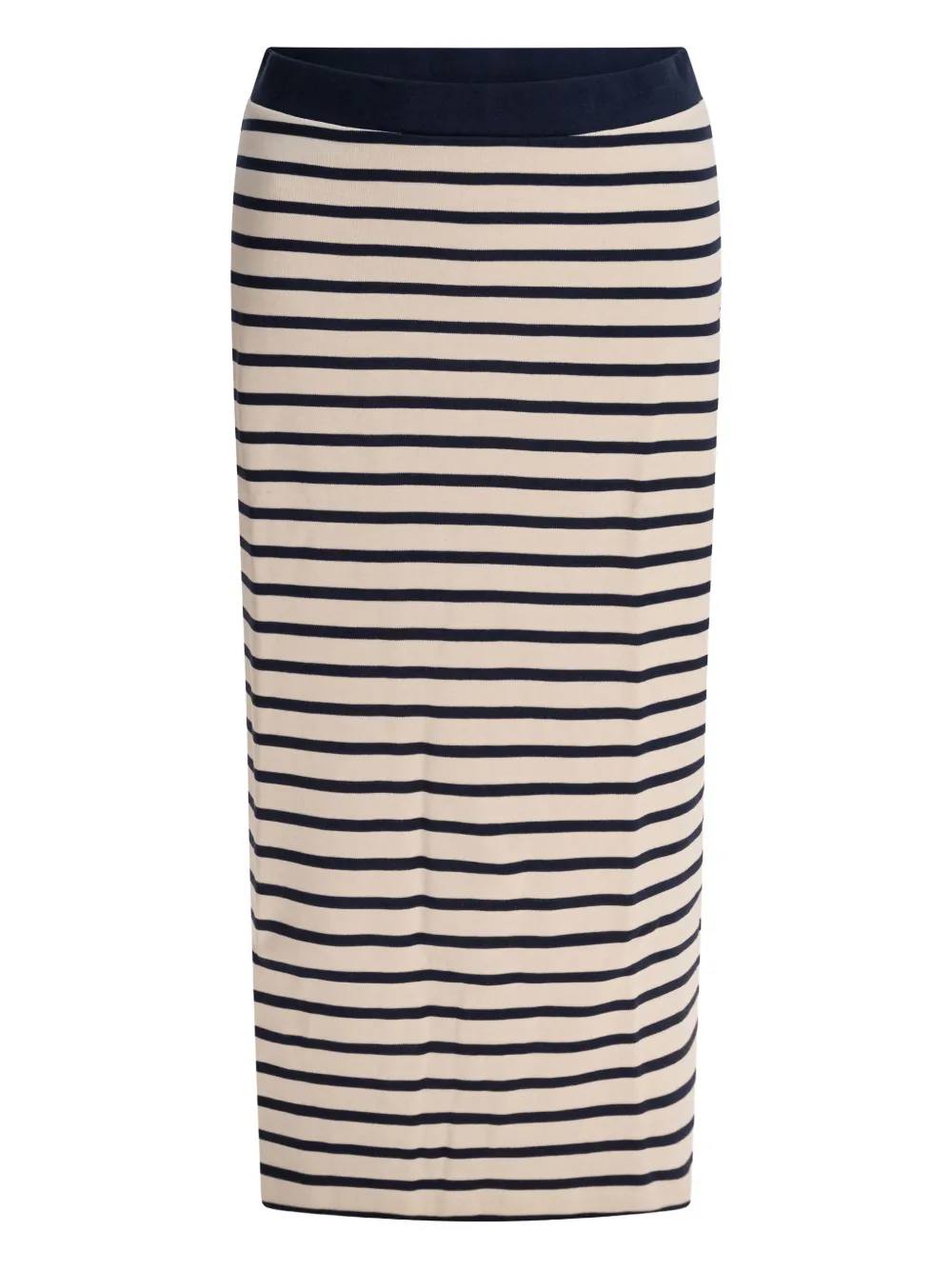 Ines De La Fressange striped-pattern midi skirt | Blue | Image 1