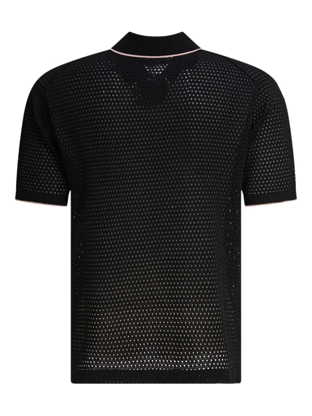 BEAMS PLUS knitted polo shirt - Zwart