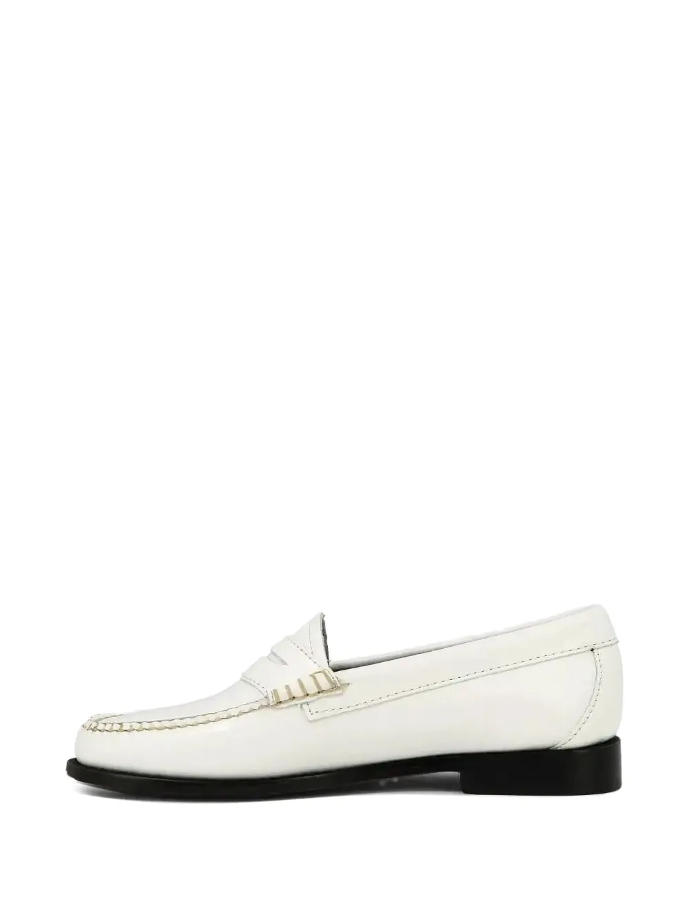 G.H. Bass & Co. leather penny loafers White