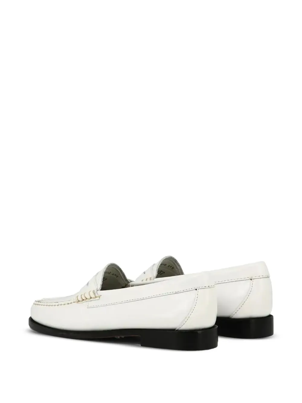 G.H. Bass & Co. leather penny loafers White