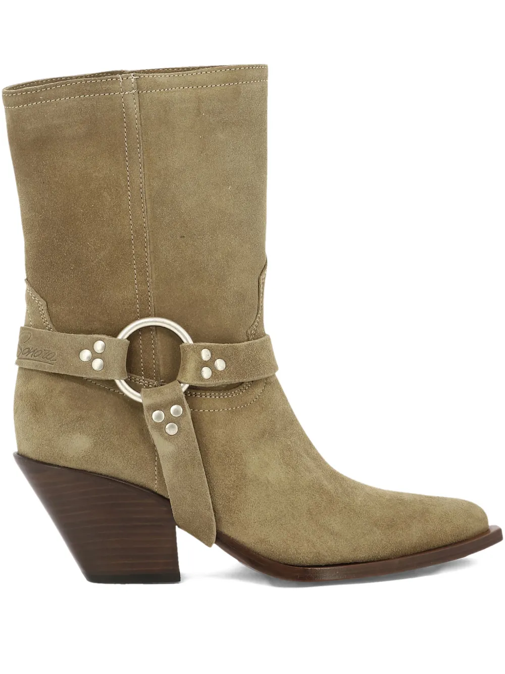 Sonora 60mm Atoka Belt suede boots Neutrals