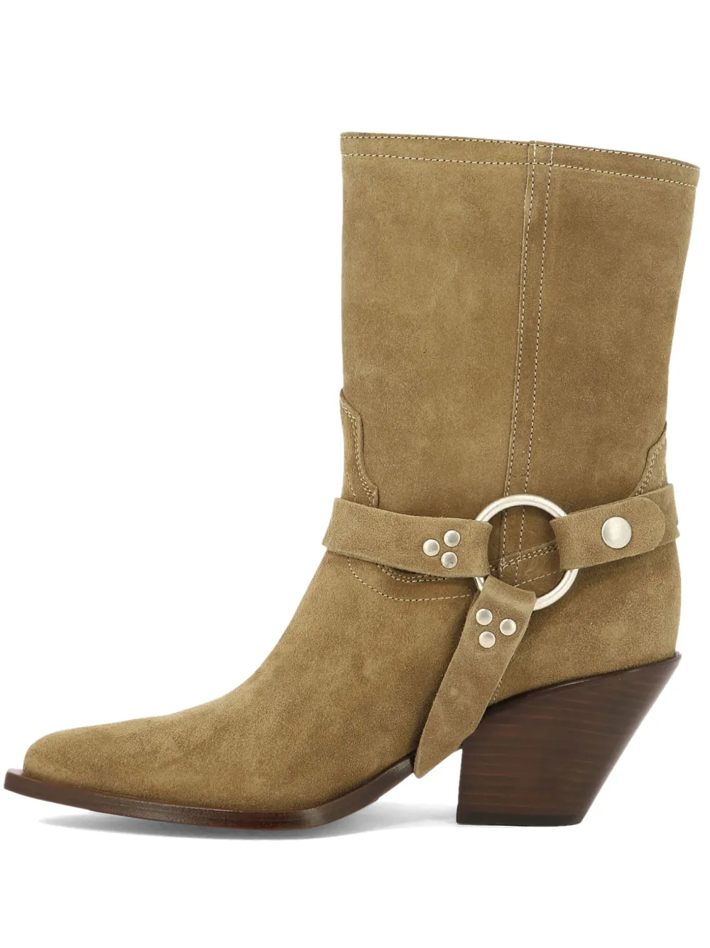 Sonora 60mm Atoka Belt suede boots Neutrals